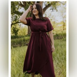 Roolee Taylor XXL Jane Wrap Maxi dress NWT